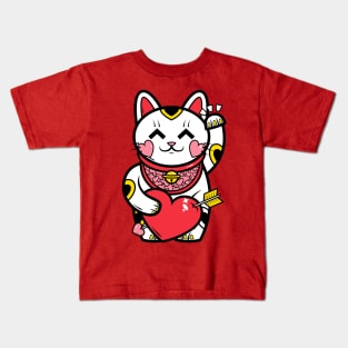 Neko Valentines Kids T-Shirt